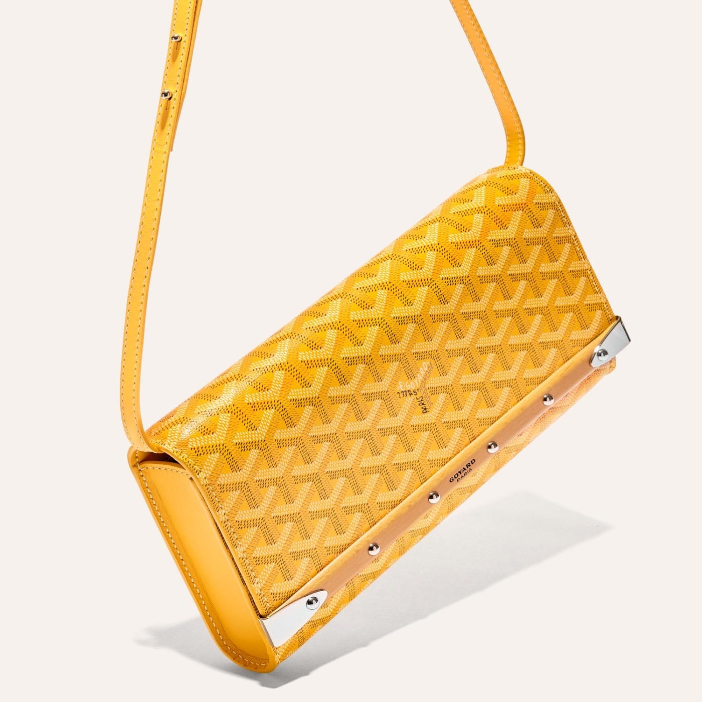 Goyard Monte-Carlo PM Clutch Yellow - Image 5
